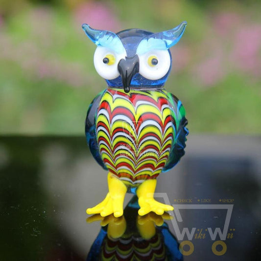 Handmade Owl Cute Glass - WikiWii