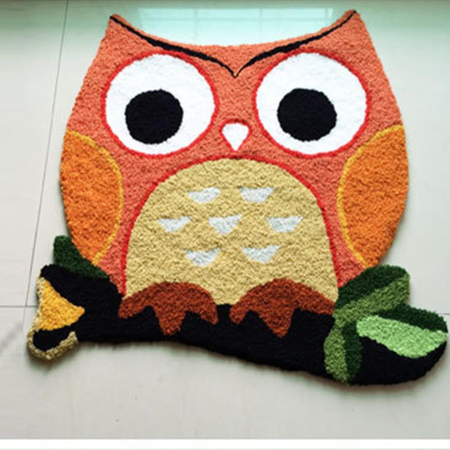 Handmade Owl Floor mat Carpet - WikiWii