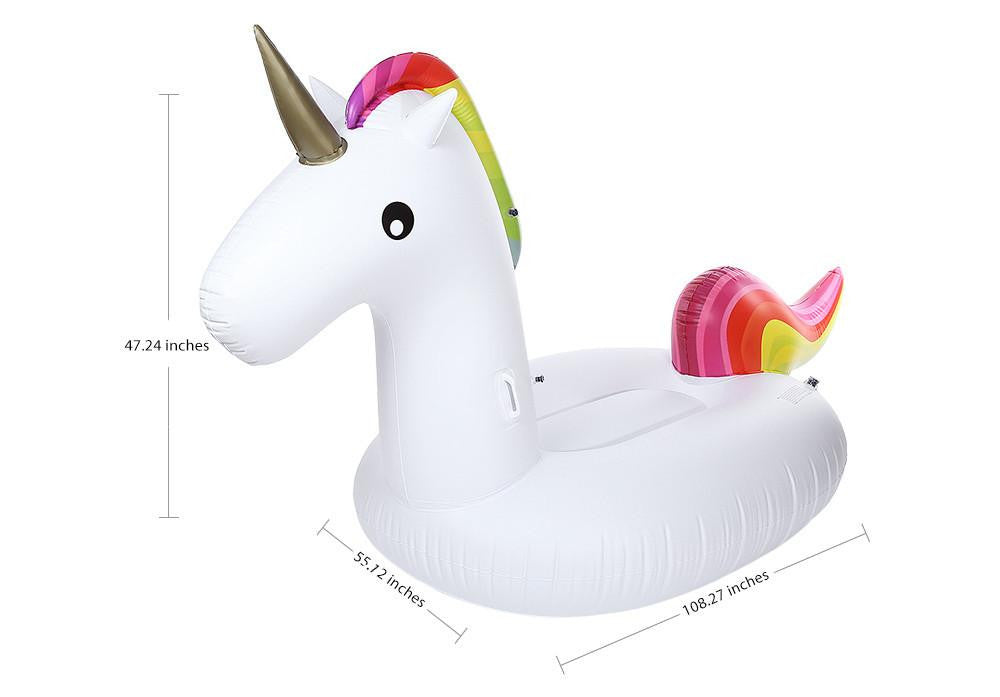 High Quality Inflatable Flamingo-Swan-Unicorn- Pool Float - WikiWii