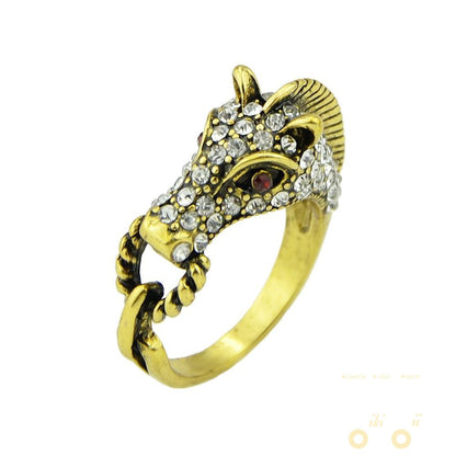 Horse Head Antique Gold Color - WikiWii