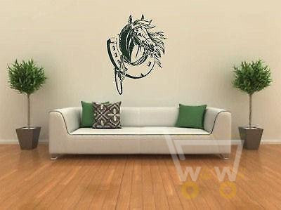 Horse Shoe Art Wall Stickers - WikiWii