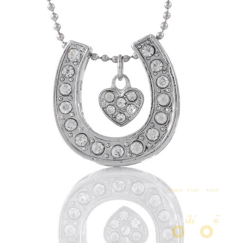 Horseshoe Heart Necklace - WikiWii