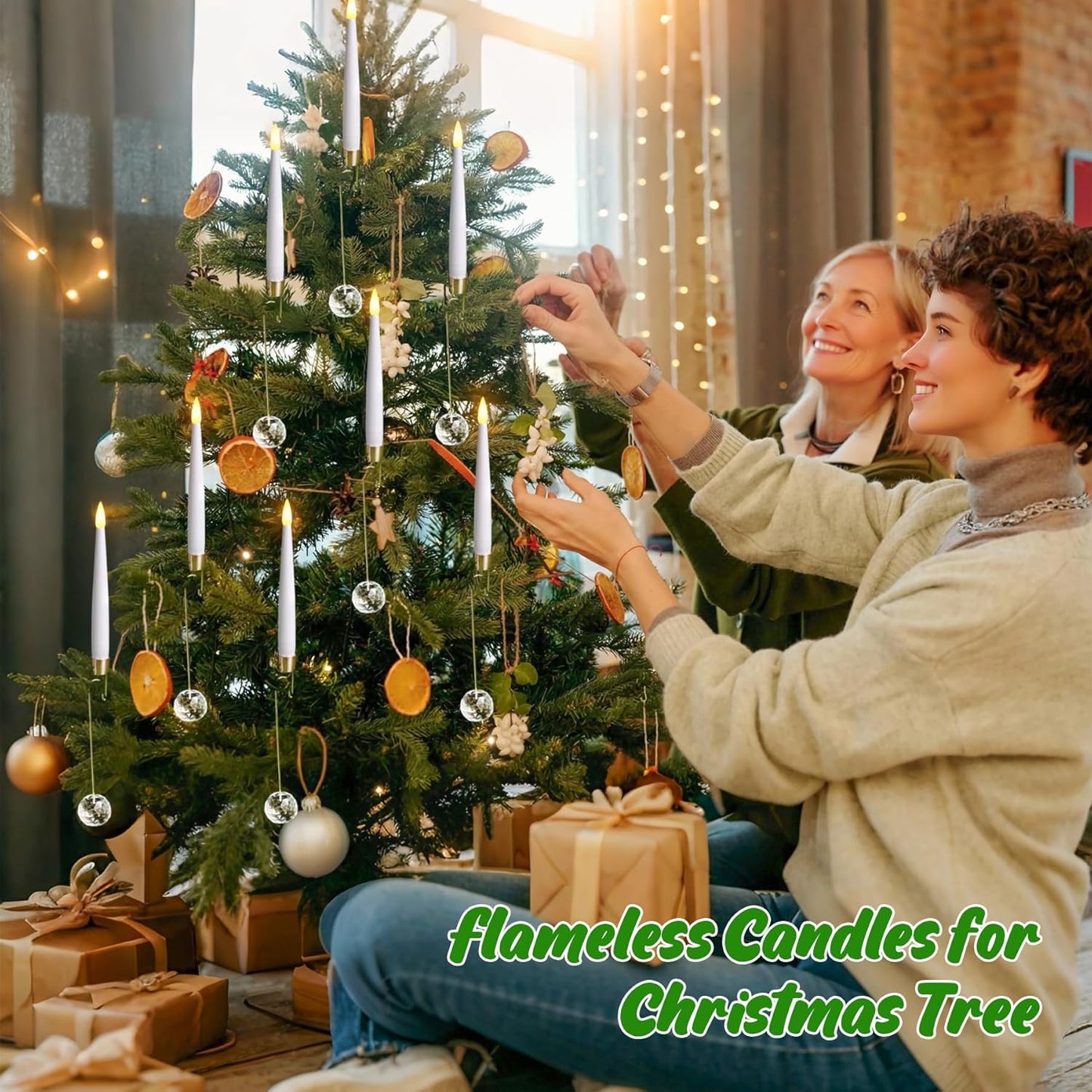 Elegante LED-Kerzen mit Fernbedienung- 6 Kerzen