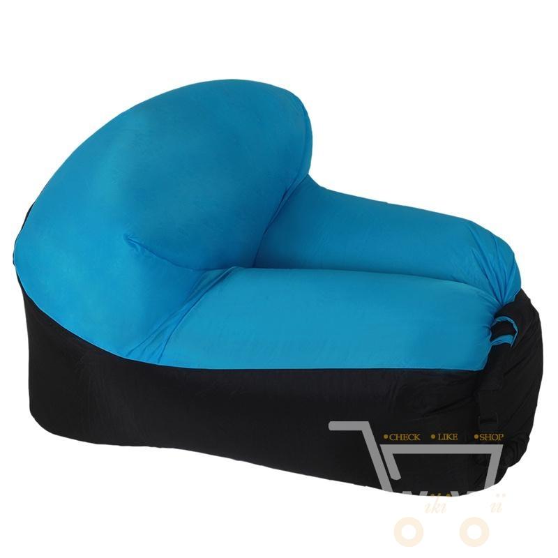 Inflatable Air Chair with Carry Bag - WikiWii