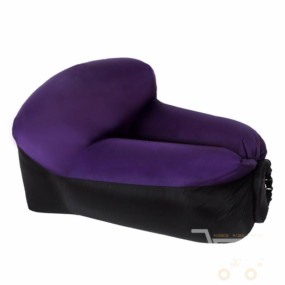 Inflatable Air Chair with Carry Bag - WikiWii