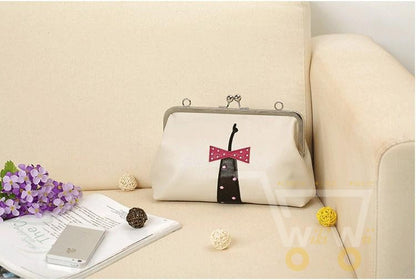 individual cute cat prints Pu material - WikiWii