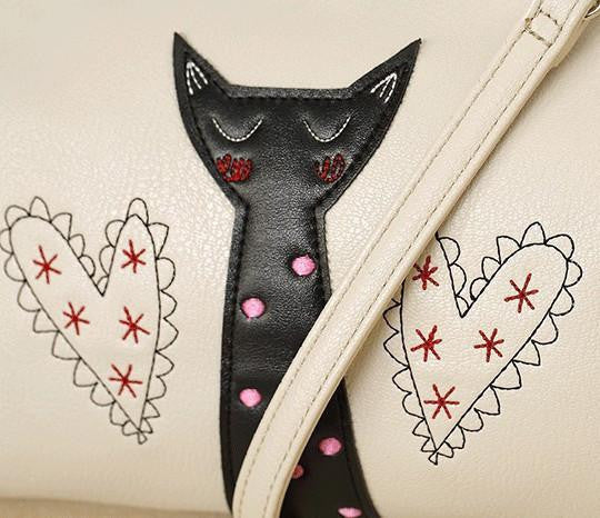 individual cute cat prints Pu material - WikiWii