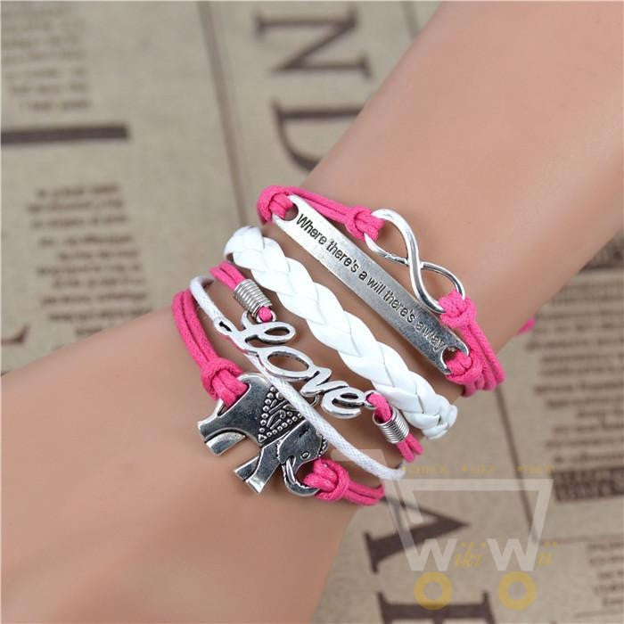 Infinity Elephant Love manual multi-layer bracelet - WikiWii