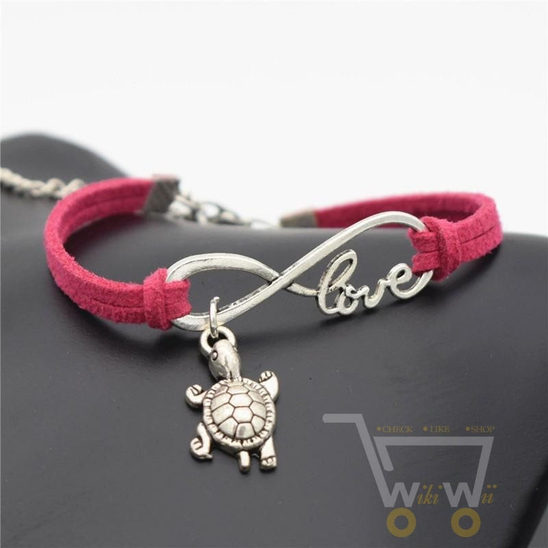 Infinity Sea Turtle Leather Bracelet-Hot Offer - WikiWii