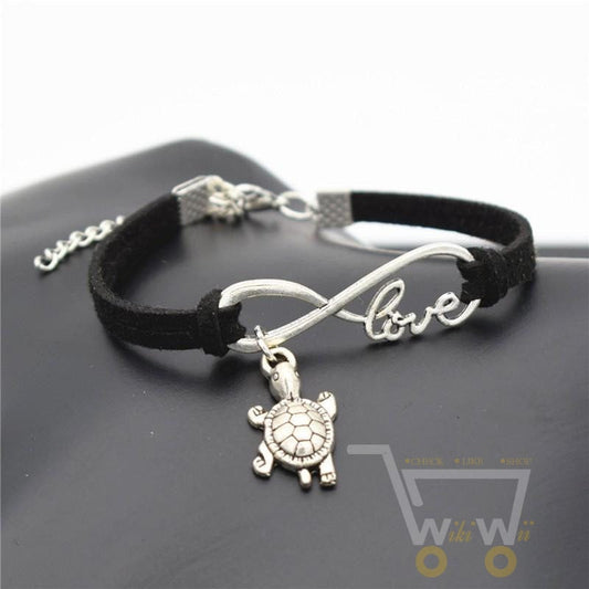 Infinity Sea Turtle Leather Bracelet-Hot Offer - WikiWii