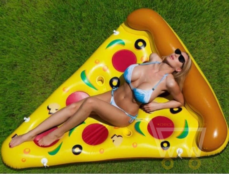 Inflatable Pizza lounge -water Floating - WikiWii