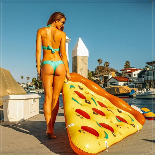 Inflatable Pizza lounge -water Floating - WikiWii