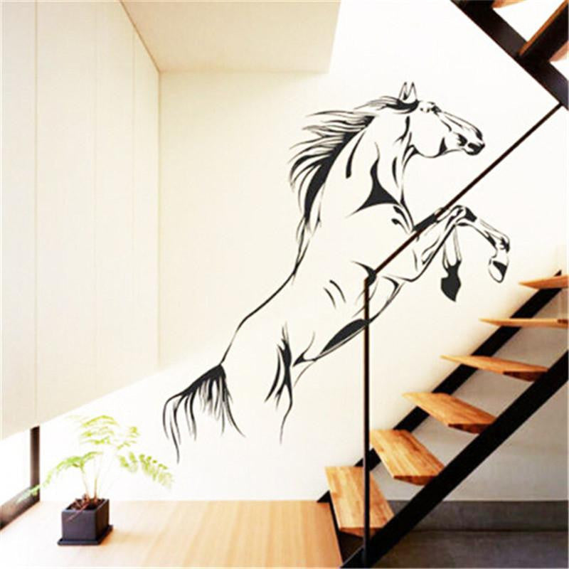 Jumping Horse Wall Art Stickers - WikiWii