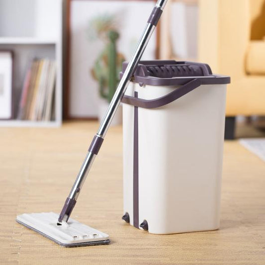 Hand free Washing Lazy Mop - WikiWii