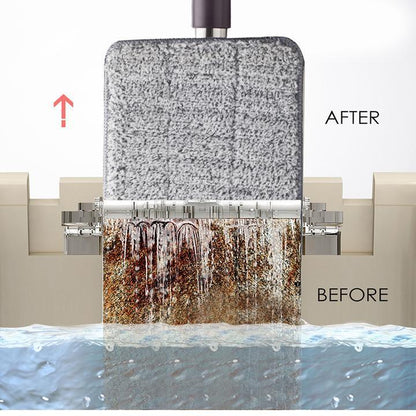 Hand free Washing Lazy Mop - WikiWii