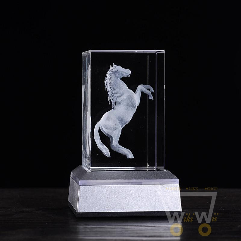 laser carving Horses Crystals - WikiWii