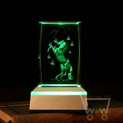 laser carving Horses Crystals - WikiWii