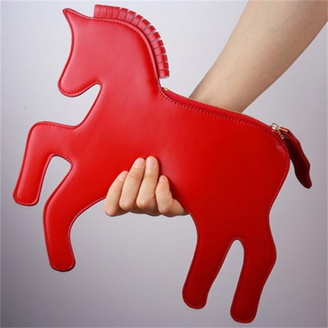 Leather Handbag Horse shape - WikiWii