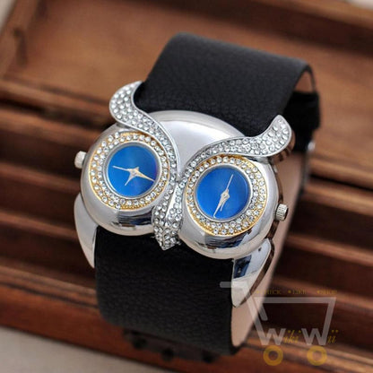 Leather Owl watch - WikiWii