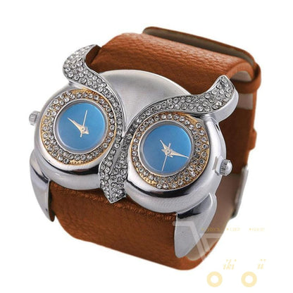 Leather Owl watch - WikiWii