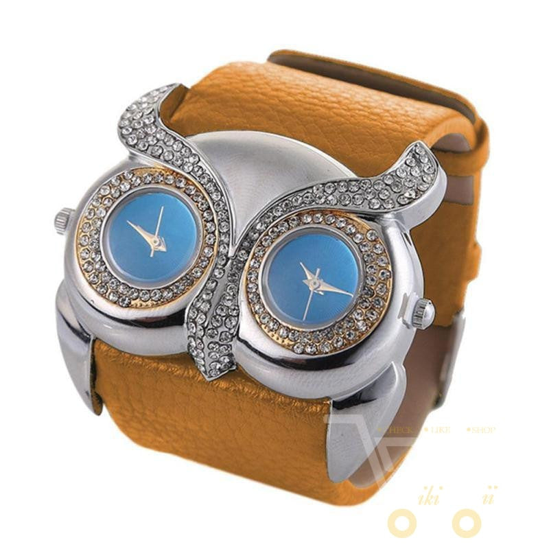 Leather Owl watch - WikiWii