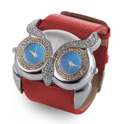 Leather Owl watch - WikiWii