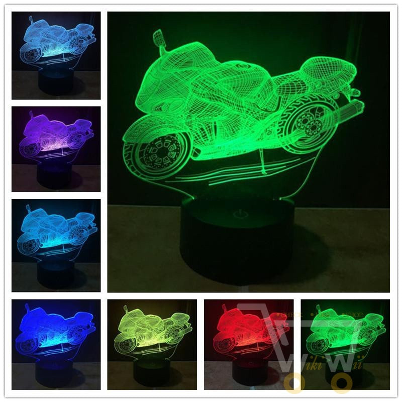 LED Bike LAMP- 7 COLORS CHANGEABLE - WikiWii