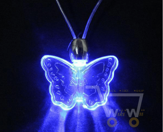 LED Blue Magnetic Light Necklace - WikiWii