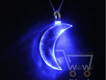 LED Blue Magnetic Light Necklace - WikiWii