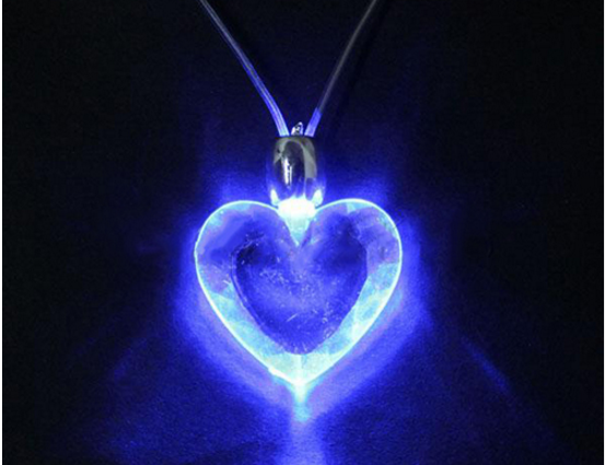 LED Blue Magnetic Light Necklace - WikiWii