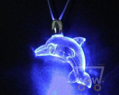 LED Blue Magnetic Light Necklace - WikiWii