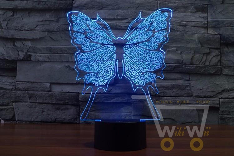 LED Butterfly LAMP- 7 COLORS CHANGEABLE - WikiWii