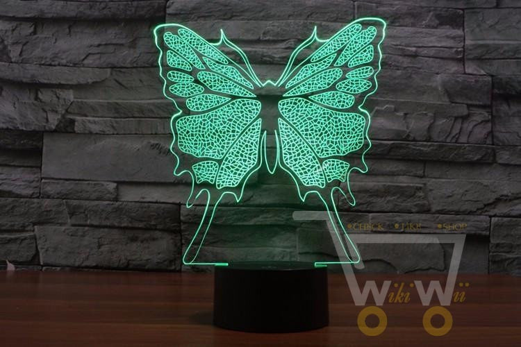 LED Butterfly LAMP- 7 COLORS CHANGEABLE - WikiWii