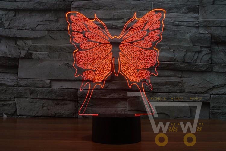 LED Butterfly LAMP- 7 COLORS CHANGEABLE - WikiWii