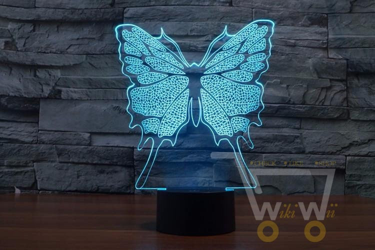 LED Butterfly LAMP- 7 COLORS CHANGEABLE - WikiWii