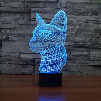 LED CAT LAMP- 7 COLORS CHANGEABLE - WikiWii