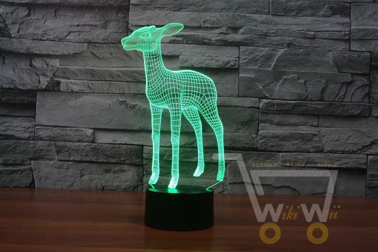 LED Deer LAMP- 7 COLORS CHANGEABLE - WikiWii