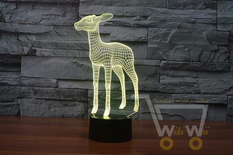 LED Deer LAMP- 7 COLORS CHANGEABLE - WikiWii