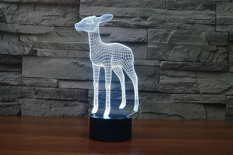 LED Deer LAMP- 7 COLORS CHANGEABLE - WikiWii