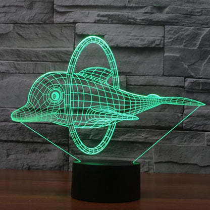 LED DOLPHIN SHAPE LAMP- 7 COLORS CHANGEABLE - WikiWii