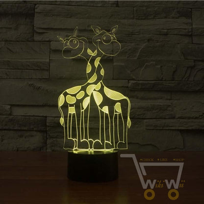 LED Giraffe LAMP- 7 COLORS CHANGEABLE - WikiWii