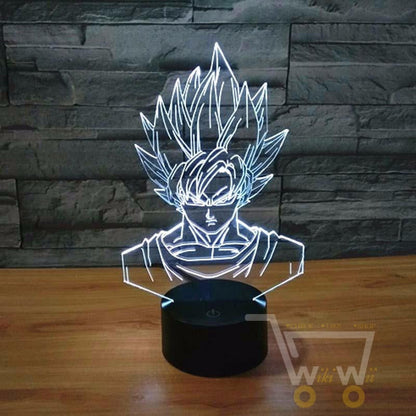 LED GOKU character LAMP- 7 COLORS CHANGEABLE - WikiWii