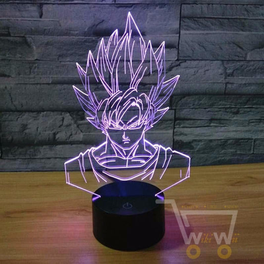 LED GOKU character LAMP- 7 COLORS CHANGEABLE - WikiWii