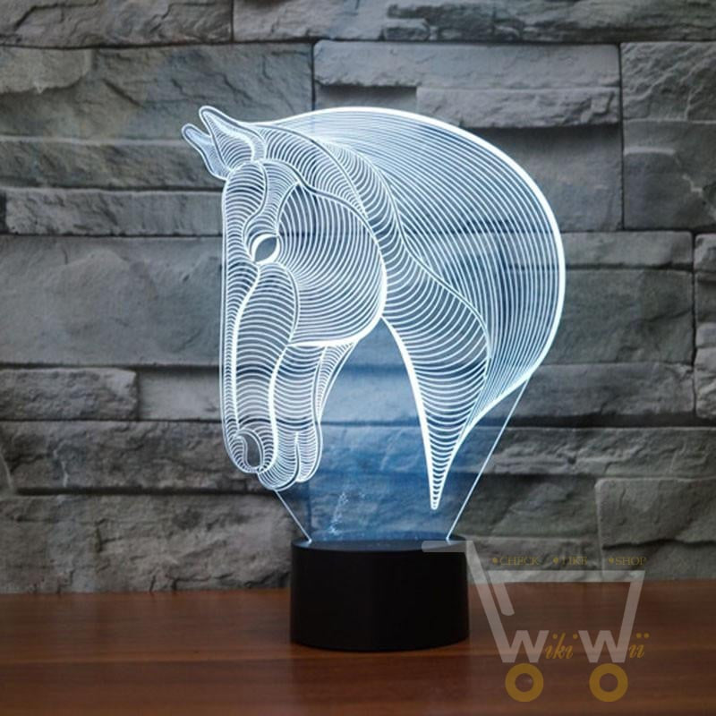 LED HORSE Head LAMP- 7 COLORS CHANGEABLE - WikiWii