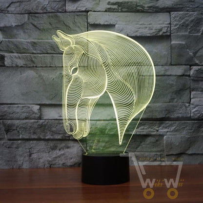 LED HORSE Head LAMP- 7 COLORS CHANGEABLE - WikiWii