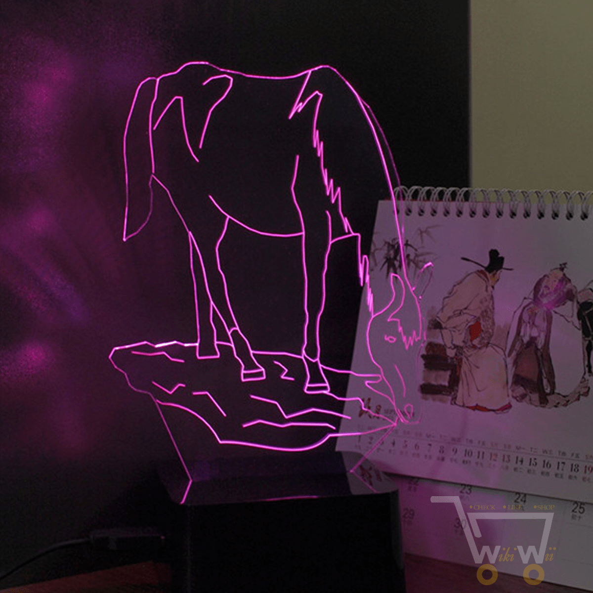 LED Horse LAMP- 7 Colors Changeable - WikiWii