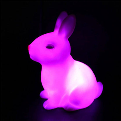 LED Rabbit Shape Night Light -Color Changing - WikiWii