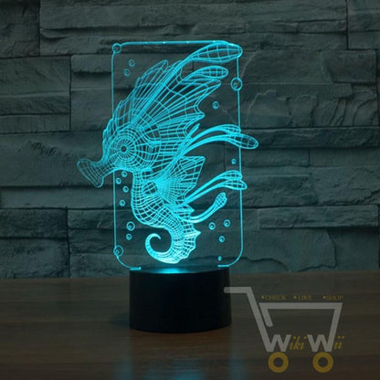 LED SEA HORSE LAMP- 7 COLORS CHANGEABLE - WikiWii