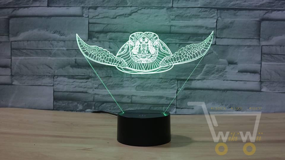 LED Sea Turtle Lamp- 7 COLORS CHANGEABLE - WikiWii