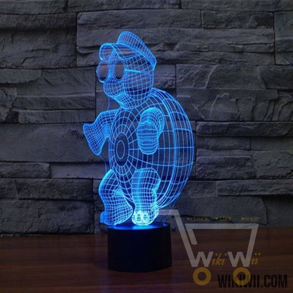 LED Turtle LAMP- 7 COLORS CHANGEABLE - WikiWii